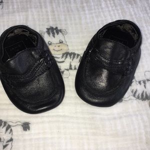 Janie & Jack Baby dress shoes newborn size black